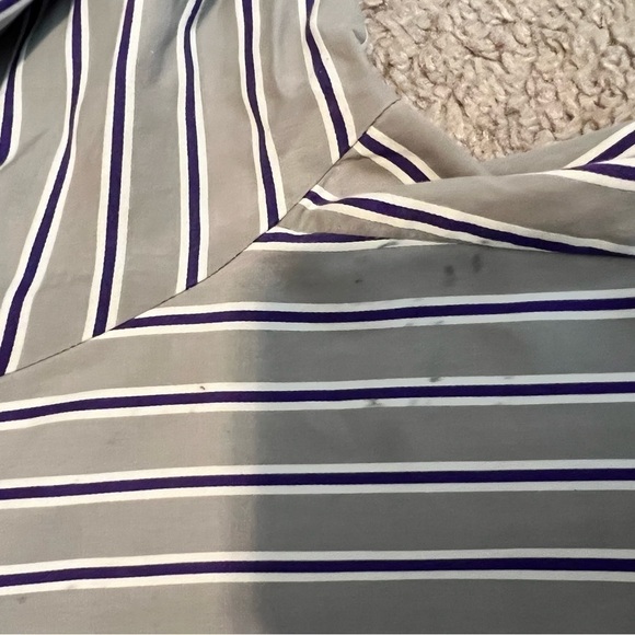 Pink Thomas Pink shirt mens 16 grey striped slim fit button down 100% cotton - Picture 9 of 10